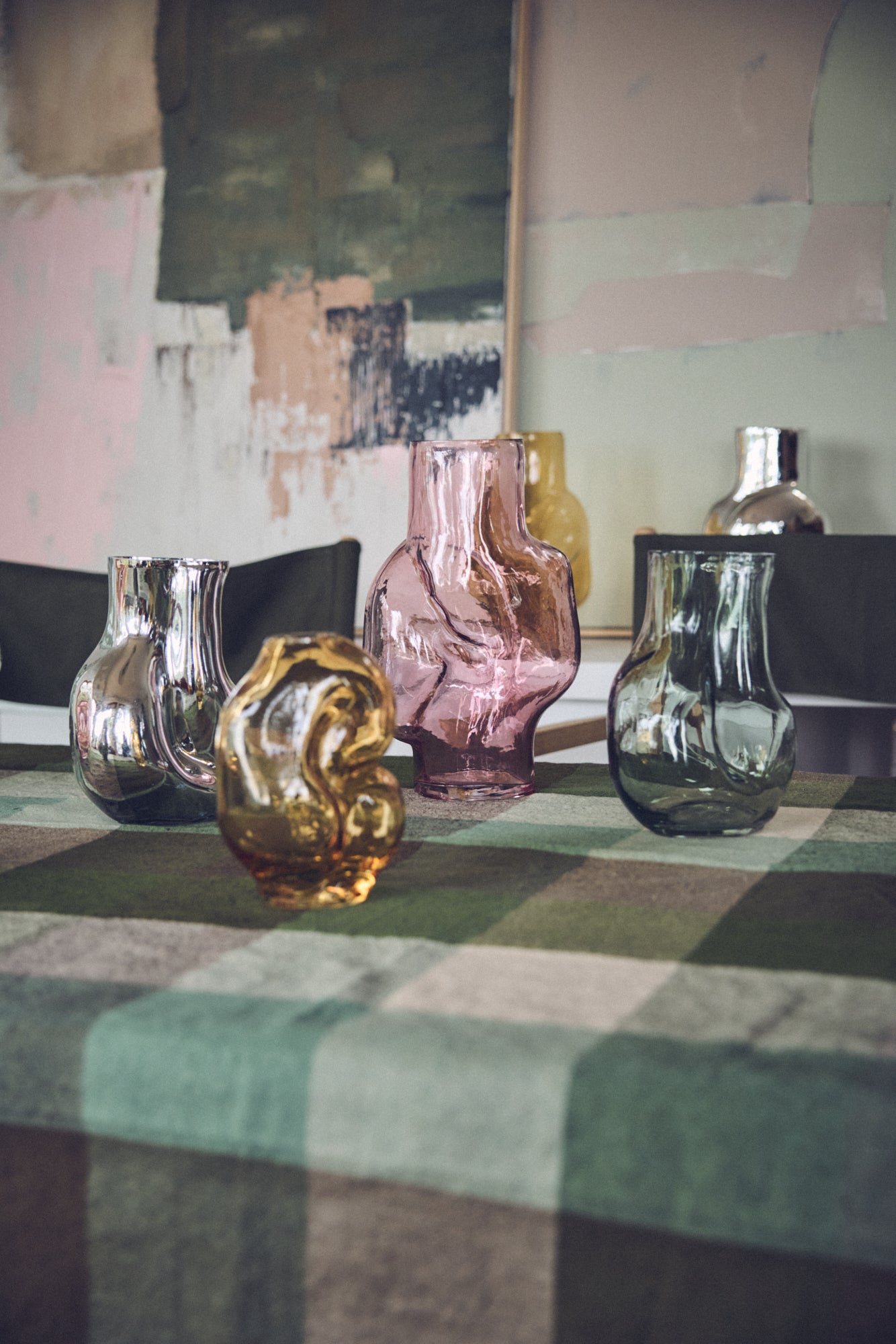 Vaso in vetro - Rosa