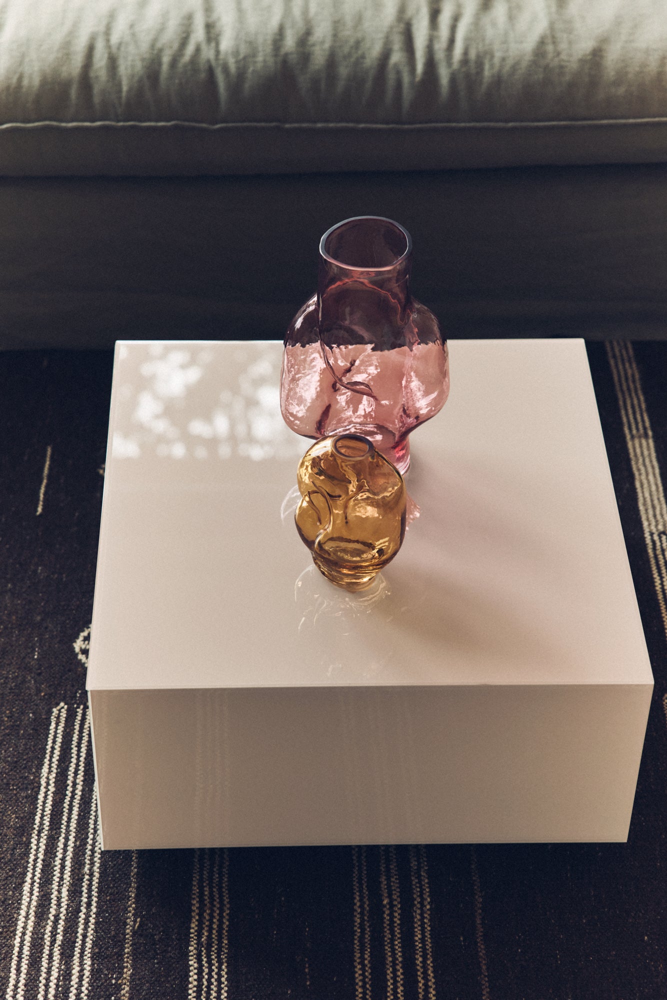 Vaso in vetro - Rosa