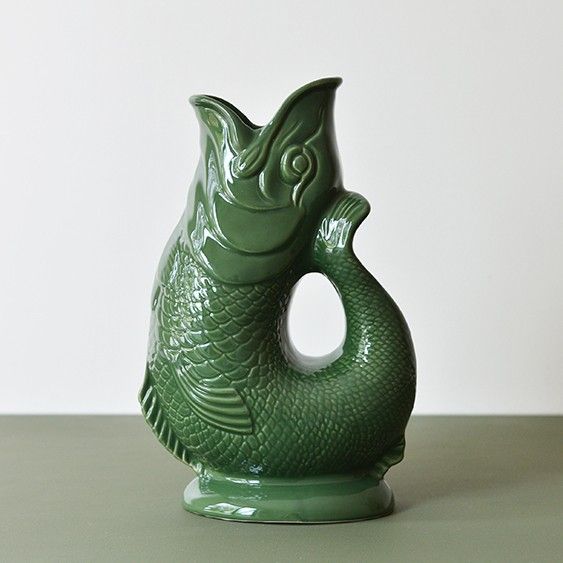 Vaso Carpa "The original Gluggle Jug" - Verde Bosco