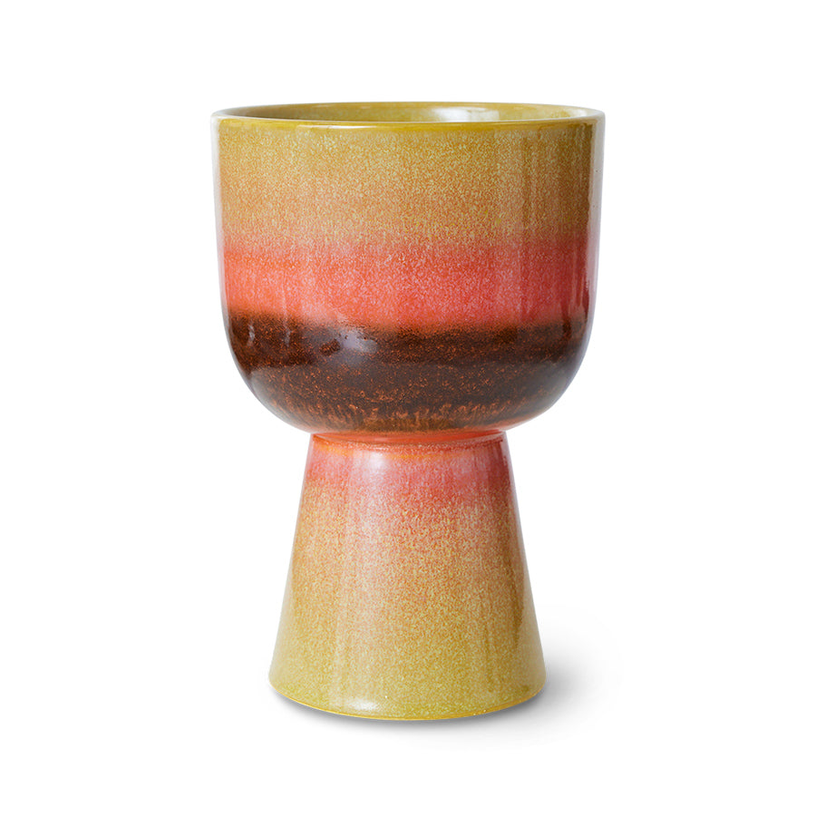 Retro flower pot - Verde Lime