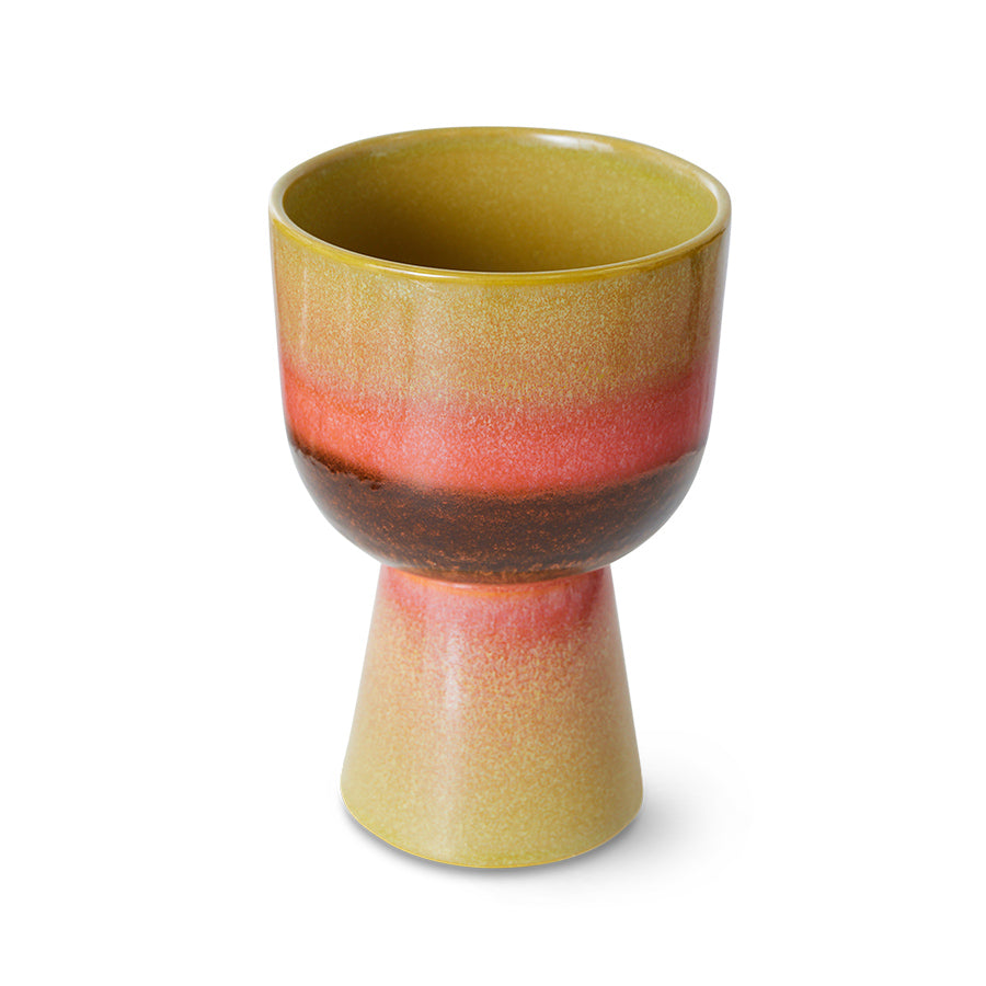 Retro flower pot - Verde Lime