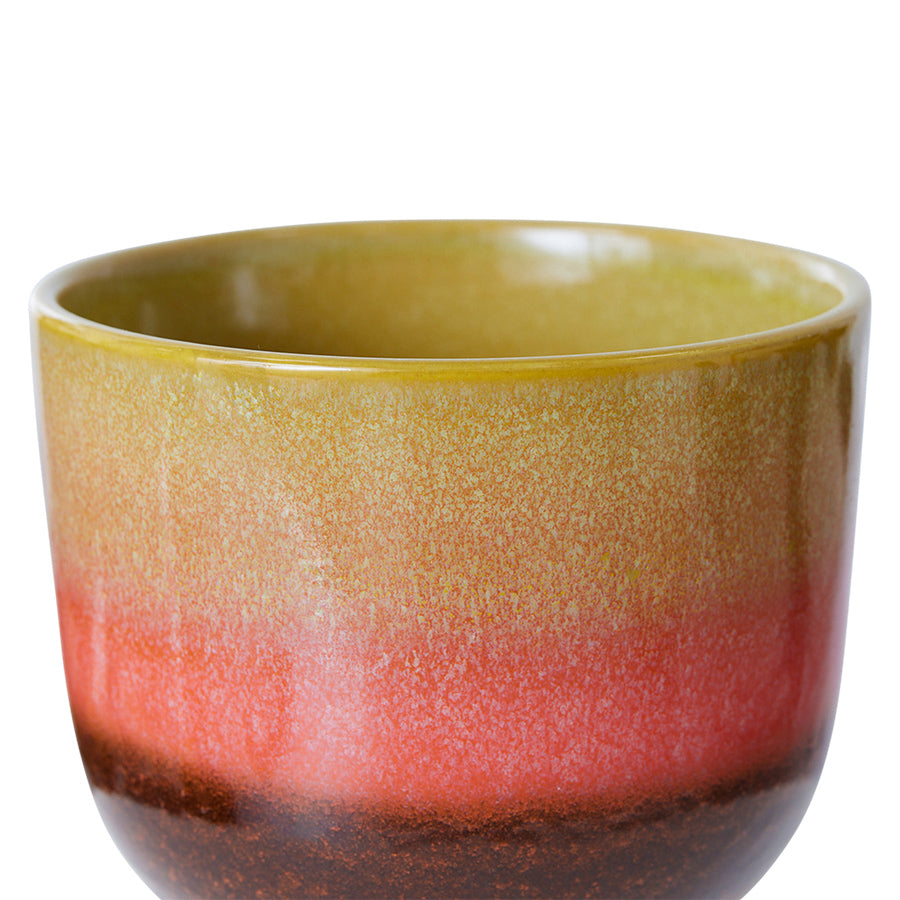 Retro flower pot - Verde Lime