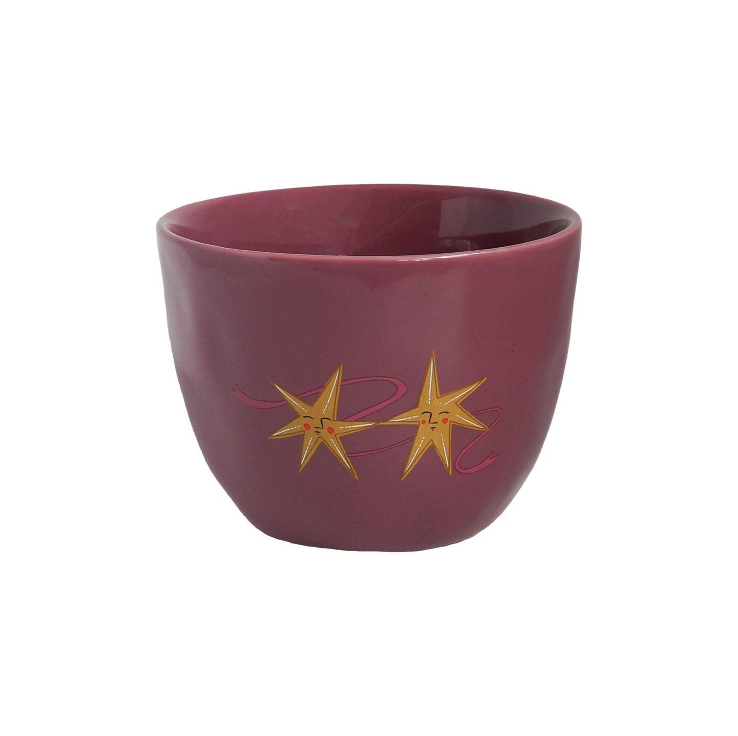 TAZZA - Large Purple Cup Star Couple