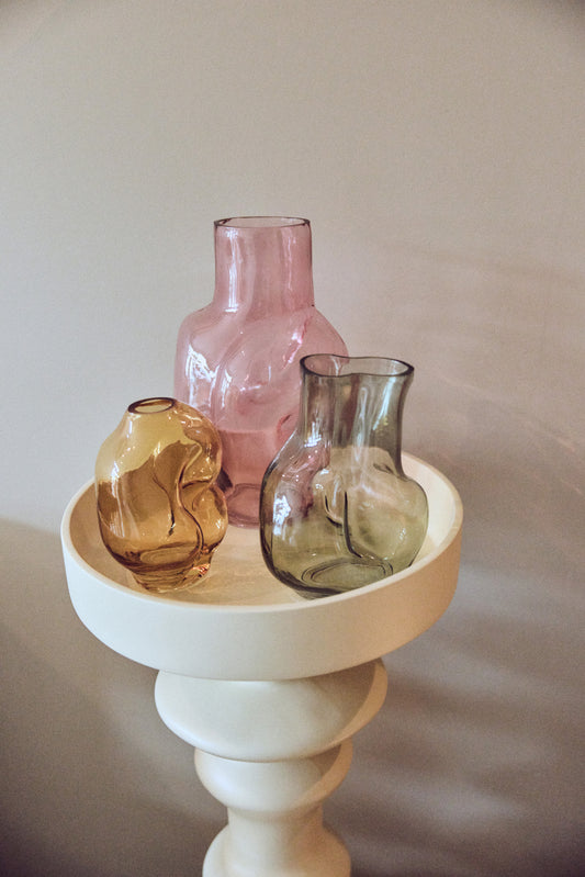Vaso in vetro - Rosa