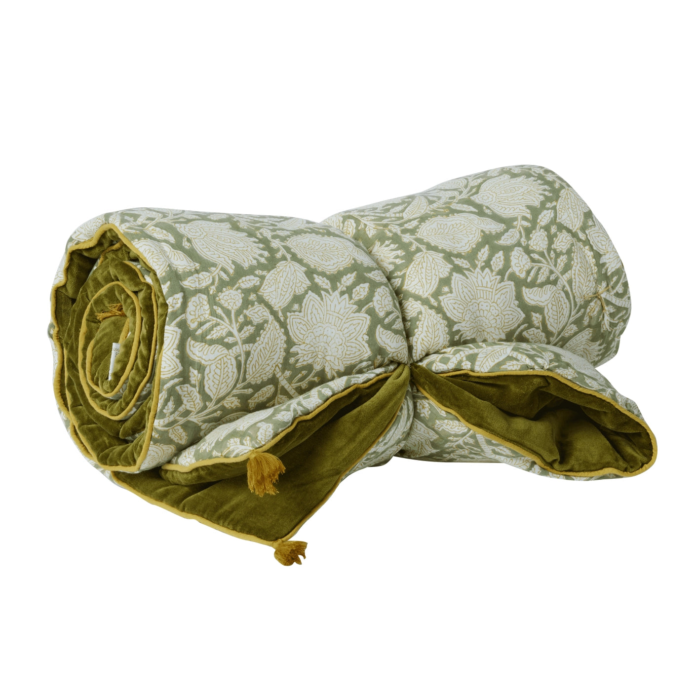 Coperta trapuntata - velluto e cotone