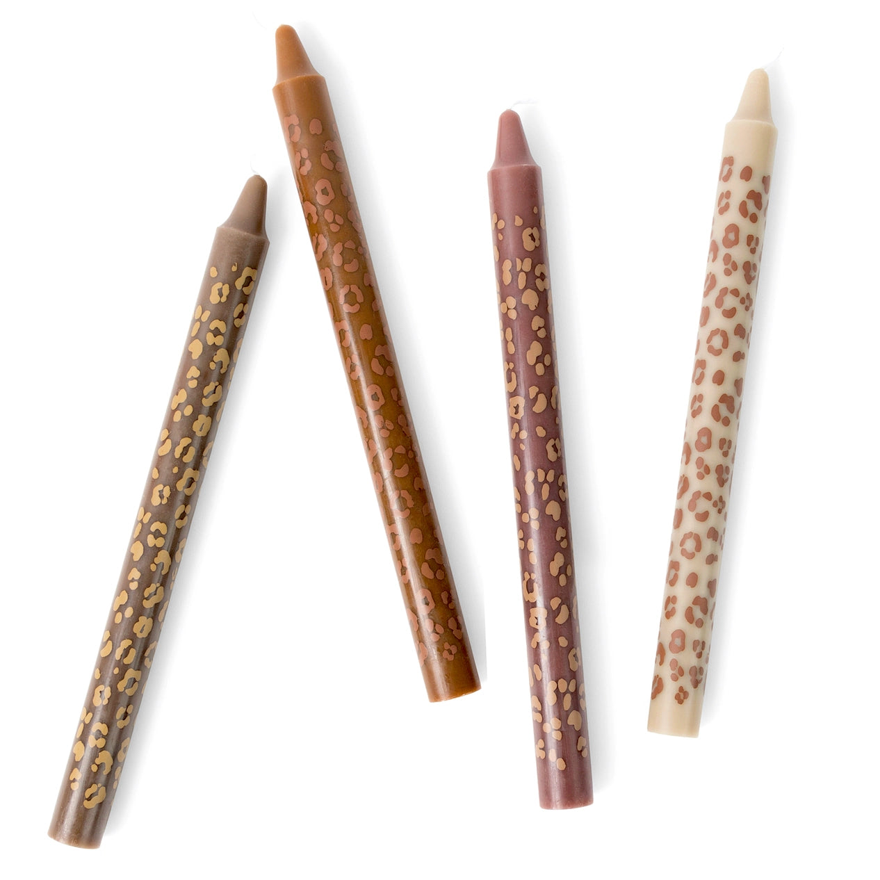 Candele stampa design - set da 4 (Wild Romance)