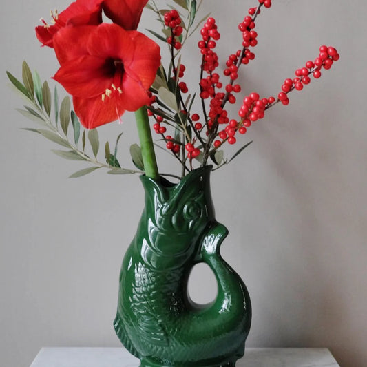 Vaso Carpa "The original Gluggle Jug" - Verde Bosco