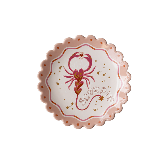 Piattino segno zodiacale - SCORPIONE