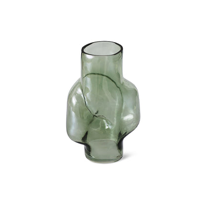 Vaso in vetro - Verde Oliva