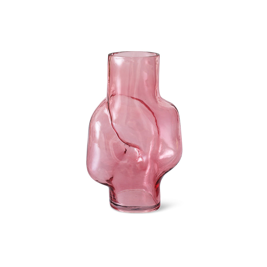 Vaso in vetro - Rosa